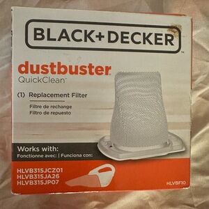 Black + Decker “Dustbuster” Replacement Filter for HLVB 315JCZ01,315JA26,315JP07